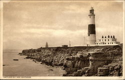 Portland Bill and Lighthouse Weymouth, England Dorset Postcard Postcard