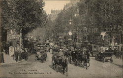 Le Boulevard des Italiens Postcard