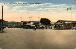 A Tijuana Street Scene Postcard