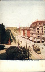 Christiania, Showing Royal Palace Postcard