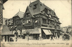 Entree du a Normandy Hotel Postcard