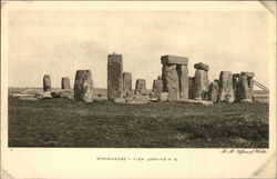 Stonehenge Looking NE Postcard