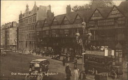 Old Houses, Holborn London, England Postcard Postcard