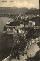 Panorama of Sorrento Italy Postcard Postcard