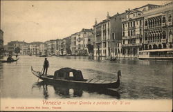 Canal Grande e Palazzo Ca' D'Oro Postcard