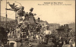 Carnaval de Nice - Place Massena Postcard