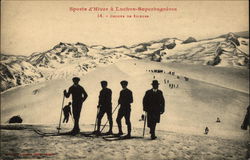 Sports d'Hiver a Luchon-Superbagneres Postcard