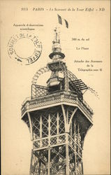Eiffel Tower - The Summit Postcard