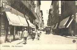 Via Calzafoli Postcard