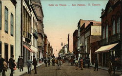 Calle de Triana - Las Palmas Postcard
