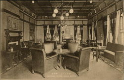 Smoking Room, Nara Hotel Postcard