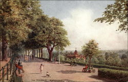 VIew of the Terrace, Richmond Postcard