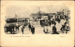 The Esplanade and Pier Southsea, England Hampshire Postcard Postcard