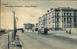 Viale Regina Margherita - Albergo Palazzo Postcard
