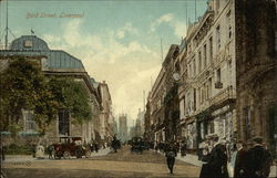 Bold Street Liverpool, England Merseyside Postcard Postcard