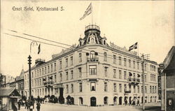 Ernst Hotel Kristiansand, Norway Postcard Postcard