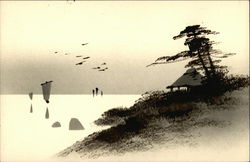 Japanese Lacquer Art Urushi Postcard