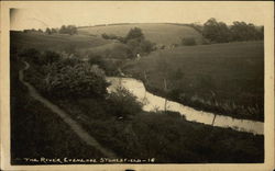 River Evenlode Postcard