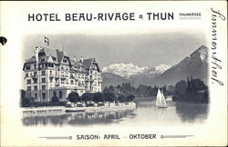 Hotel Beau-Rivage Postcard