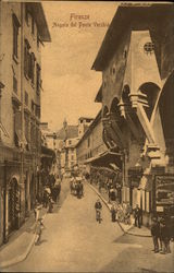 Angolo del Ponte Vecchio Postcard