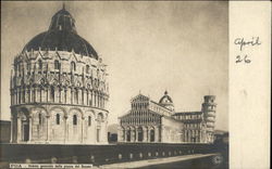 General View of the Piazza Del Duomo Postcard