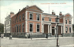 Paddington Town Hall Kilburn, England Yorkshire Postcard Postcard