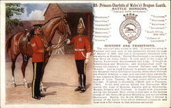 5th (Princess Charlotte of Wales's) Dragoon Guards Postcard