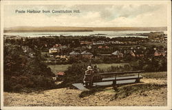 Poole Harbour From Constitution Hill Postcard