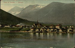 View of Mandal Norway Postcard Postcard