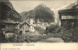 Gotthardbahn - Goeschenen Goschenen, Switzerland Postcard Postcard