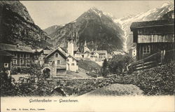 Gotthardbahn - Goeschenen Postcard