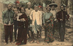 Moro Family - Iligan Mind. Postcard