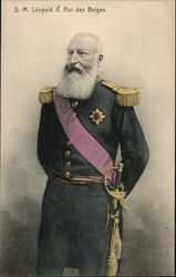 S. M. Leopold II - King of Belgium Postcard