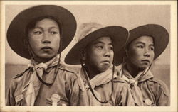 Chinese Scouts Boy Scouts Postcard Postcard