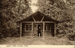 Gidney Cabin, Gilwell Park Postcard