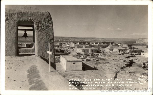 Acoma The Sky City sand Mesa New Mexico