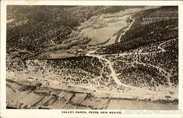 Aerial View of Valley Ranch Pecos New Mexico