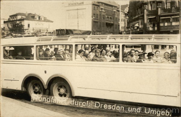 Tour Bus Dresden Germany