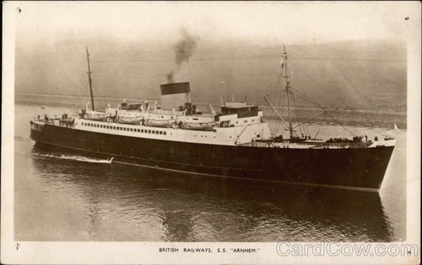 British Railways SS Arnhem Steamers