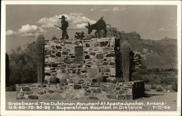 Snowbeard the Dutchman Monument Apache Junction Arizona