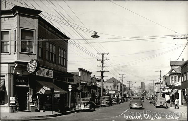 Street View of Crescent City, California