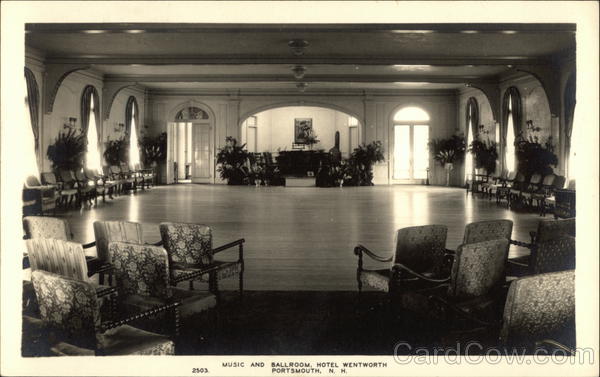 Music and Ballroom, Hotel Wentworth Portsmouth New Hampshire