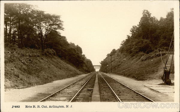 Erie RR Cut Arlington New Jersey