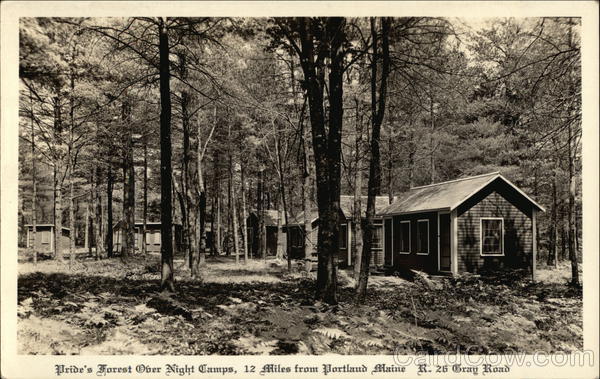 Pride's Forest Over Night Camps Portland Maine