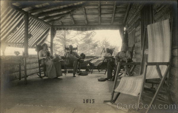 Bell's Camp in 1915 East Orland Maine