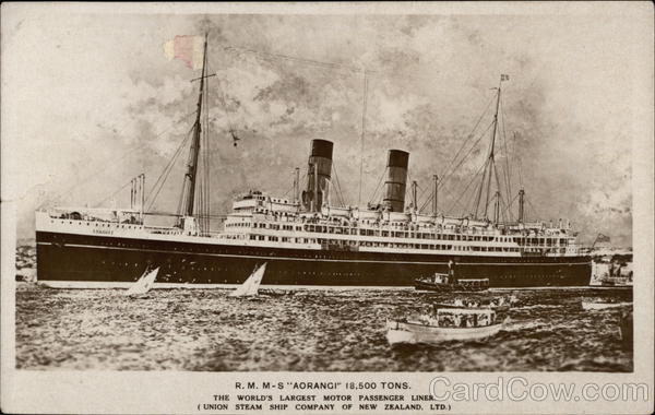 R.M. M-S Aorangi Cruise Ships