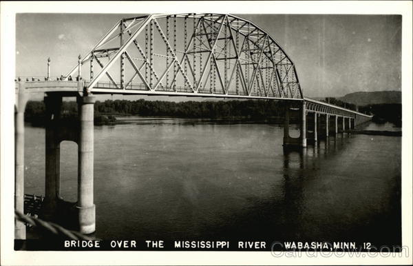 Bridge over the Mississippi River Wabasha Minnesota