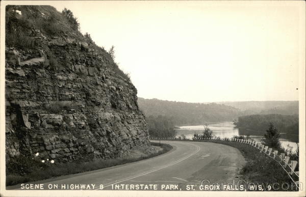 Scene on Highway 8 - Interstate Park St. Croix Falls Wisconsin