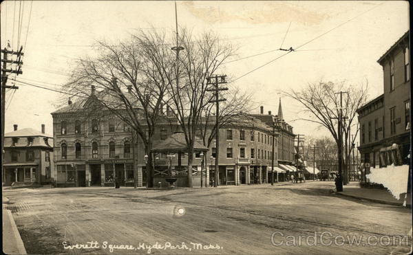 Everett Square View Hyde Park Massachusetts