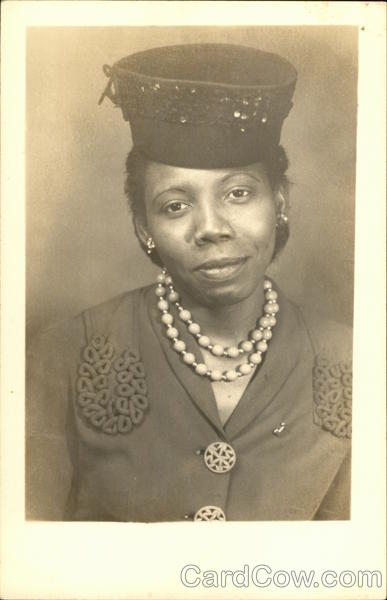 African American Woman in Hat Women